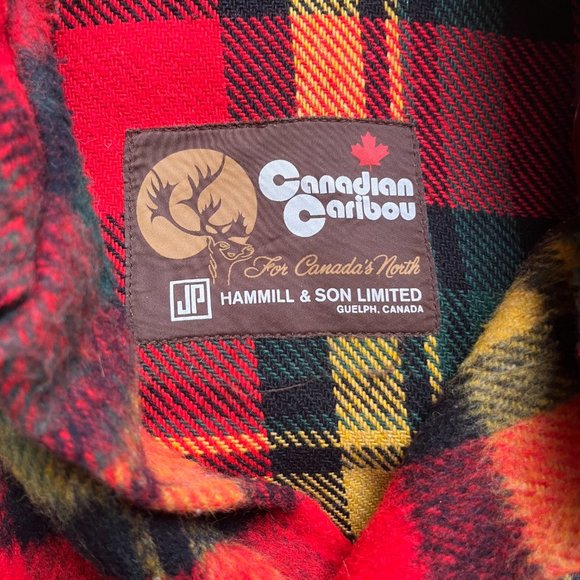 1970s Canadian Wool Jacket | Vintage Plaid Shacket - Picture 7 of 7
